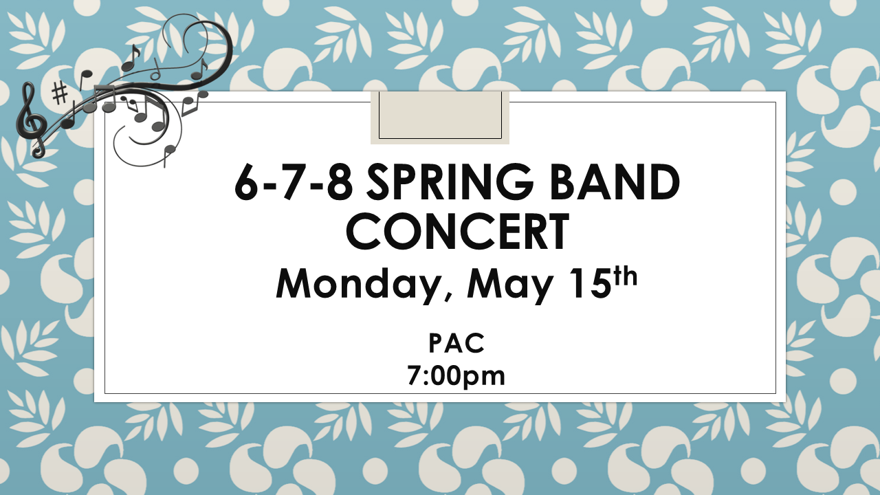 spring band concert